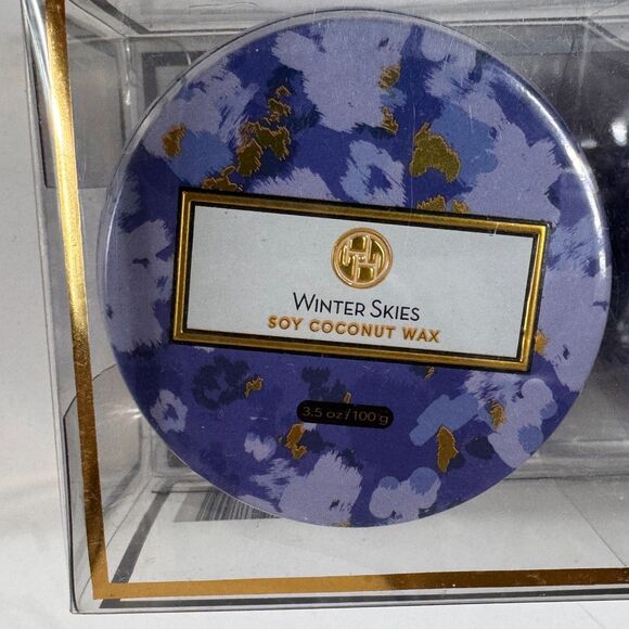 NEW Huntington Home 3 Pack Mini Candle Tin Maple Apple Berries Winter Fall 3.5oz - Picture 4 of 11